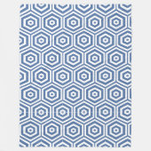 Geometrische mozaïek fleece deken (Voorkant)