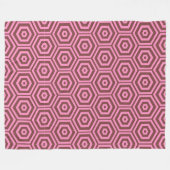 Geometrische mozaïek fleece deken (Voorkant (Horizontaal))