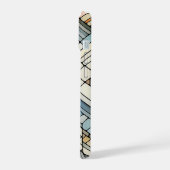 Geometrische mozaïek iPhone 15 case (Linkerkant)