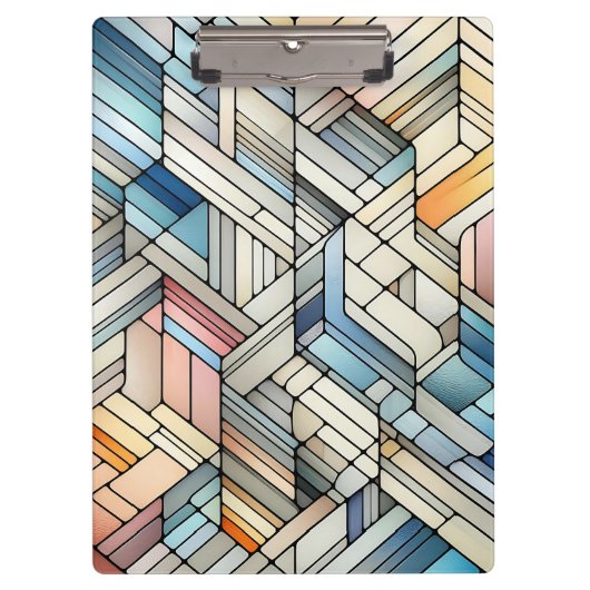 Geometrische mozaïek klembord (Voorkant)