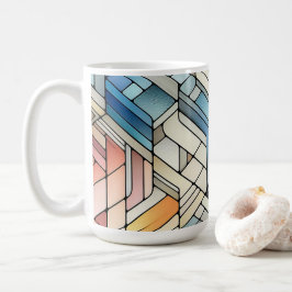 Geometrische mozaïek koffiemok