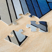 Geometrische mozaïek legpuzzel (Zijkant)