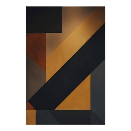 Geometrische Mozaïek Perfect Poster (Voorkant)