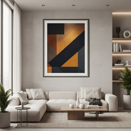 Geometrische Mozaïek Poster