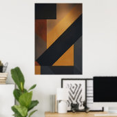 Geometrische Mozaïek Poster (Thuiskantoor)