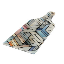 Geometrische mozaïek snijplank
