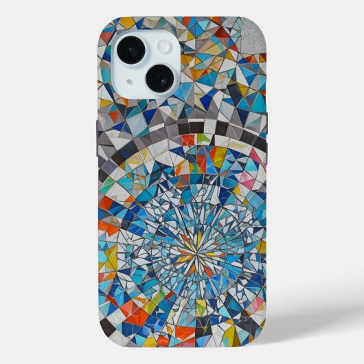 Geometrische Mozaïek Telefoonhoes Case-Mate iPhone Case (Achterkant)