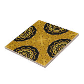 Geometrische mozaïek, zwart-wit tegeltje (Zijkant)