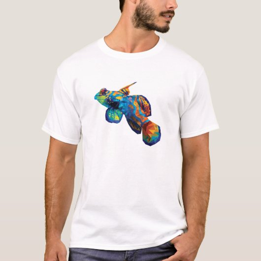 Geometrische mozaïekdragonett Goby T-shirt (Voorkant)