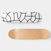 Geometrische mozaïekglam #1 #geo #decor #art persoonlijk skateboard (Horizontaal)