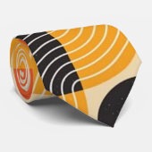 Geometrische mozaïekpatroon stropdas (Opgerold)