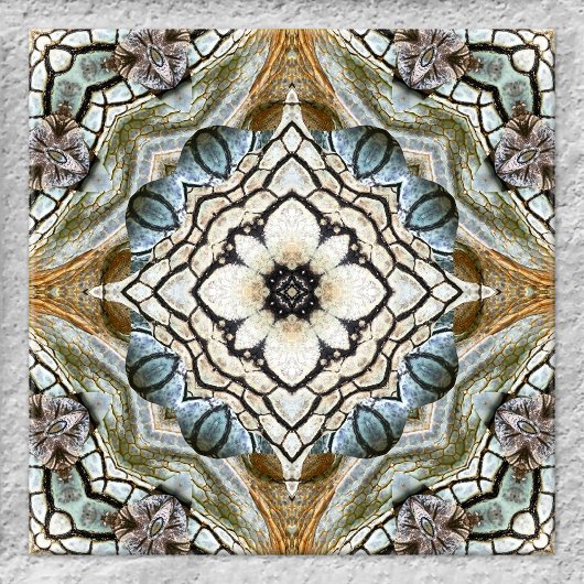 Geometrische mozaïekproefkeramische Tegel Tegeltje