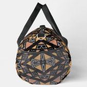 Geometrische Mudcloth Bogolan Print Duffle Bag Plunjezak (Rechts)