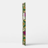 Geometrische Mughal Paisley-patroon op groene acht Case-Mate iPhone Case (Achterkant / Rechts)