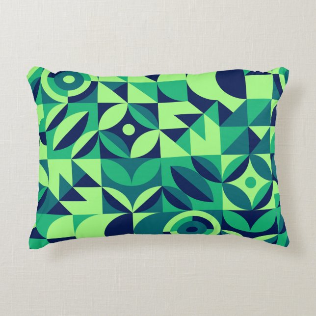 Geometrische muurschildering: modern  design. accent kussen (Voorkant)