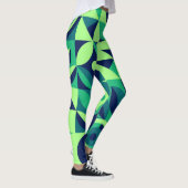 Geometrische muurschildering: modern design. leggings (Rechts)