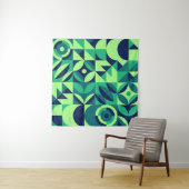 Geometrische muurschildering: modern design. wandkleed (In situ)
