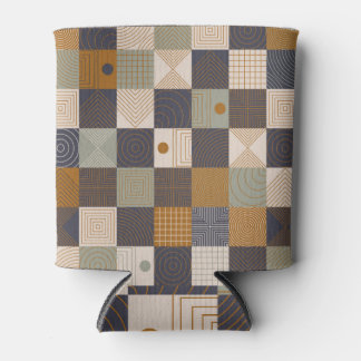 Geometrische muurschildering: Moderne  achtergrond Blikjeskoeler