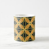 Geometrische naadloze patroonachtergrond. Batikont Koffiemok (Center)