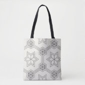 Geometrische naadloze patroonCanvas tas (Voorkant)