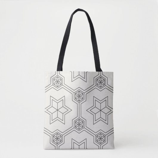 Geometrische naadloze patroonCanvas tas (Voorkant)