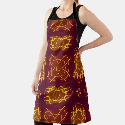 Geometrische naadloze printretrospecteur. Geometri Schort (Insitu)