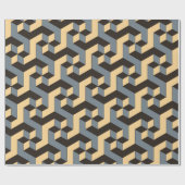 geometrische naadloze tegel met complexe roterende cadeaupapier (Vlak)