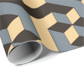 geometrische naadloze tegel met complexe roterende cadeaupapier (Rol Hoek)