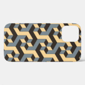 geometrische naadloze tegel met complexe roterende Case-Mate iPhone case (Achterkant (horizontaal))