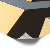 geometrische naadloze tegel met complexe roterende poster (Hoek)