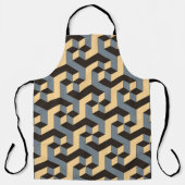 geometrische naadloze tegel met complexe roterende schort (Voorkant)