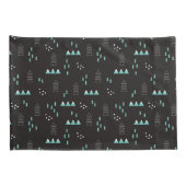 Geometrische nachtpatroon voor Wonderland Kussensloop (Achterkant-Rechts)