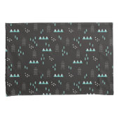 Geometrische nachtpatroon voor Wonderland Kussensloop (Voorkant-Rechts)