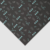 Geometrische nachtpatroon voor Wonderland Tissuepapier (Detail)