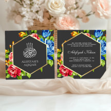 Geometrische namaak gouden levendige bloem islamit