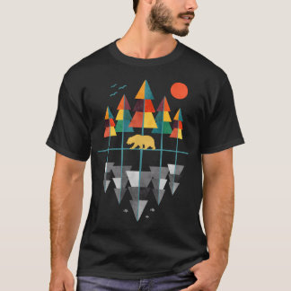Geometrische Natuur T-shirt