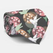 Geometrische Natuur van de lente en het Dierlijke Stropdas (Opgerold)