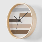 Geometrische natuurlijke aardetinten Stripes Art P (Hoek)