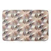 Geometrische natuurlijke kleuren badmat (Voorkant)