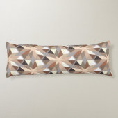 Geometrische Natuurlijke Kleuren Patroon Lichaamskussen (Achterkant)
