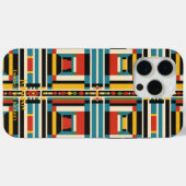 Geometrische Ndebele Harmony - Artistiek Cultureel Case-Mate iPhone Case (Achterkant (horizontaal))