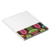 Geometrische neon notitieblok (Schuin)