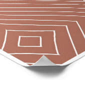 Geometrische noedels poster (Hoek)