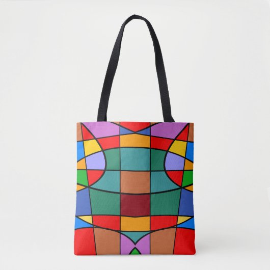 Geometrische nr. 774 tote bag (Voorkant)