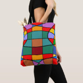 Geometrische nr. 774 tote bag (Dichtbij)