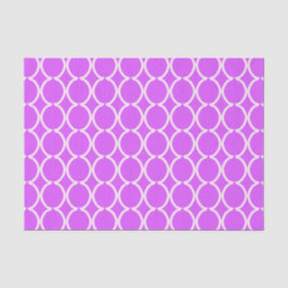 Geometrische Ogee rooster Hot Pink Tissuepapier