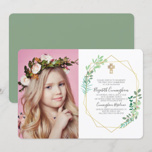 Geometrische olievloeistof Cross Photo Communitati Kaart