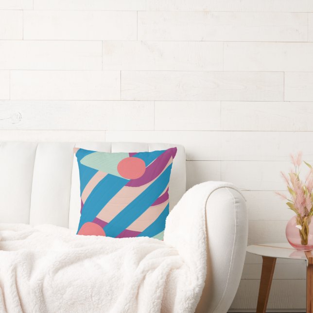 Geometrische olievormen  palet kussen (Bank)