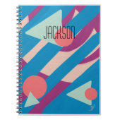 Geometrische olievormen  palet notitieboek (Voorkant)