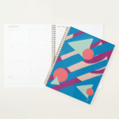 Geometrische olievormen vintage palet planner (Display)